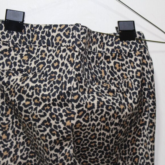 J. CREW WINNIE PANT Leopard Print Size 0 NWOT's - Picture 5 of 10